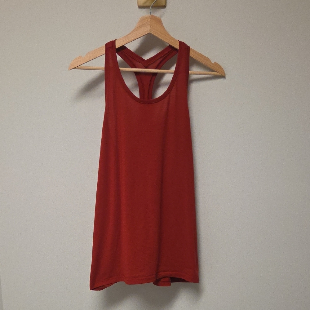 Athleta Women's Red Racerback Tank Top, Medium